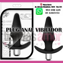 PLUG ESTIMULANTE ANAL CON MODOS DE VIBRACIÓN BLACK MONT